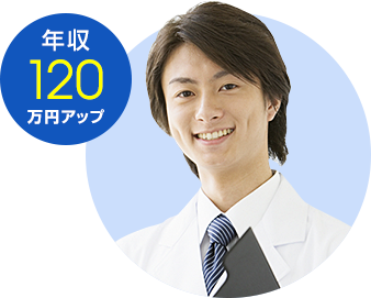 年収120万円アップ